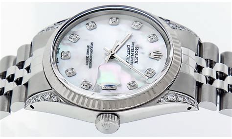 mother of pearl replica rolex|rolex datejust 36 with diamonds.